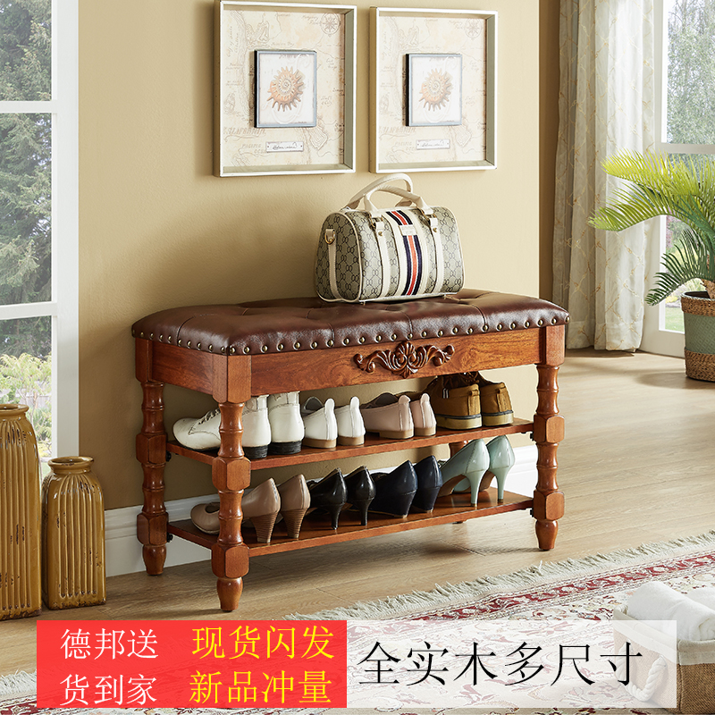 换鞋凳美式实木欧式储物凳鞋柜入户收纳凳进门鞋架试鞋凳穿鞋凳|msdalam kategori perabot kediaman, Kerusi kelas, najis, Menukar kasut najis beliau - dari Buy2taobao.com untuk memberikan perkhidmatan ejen Taobao profesional membeli