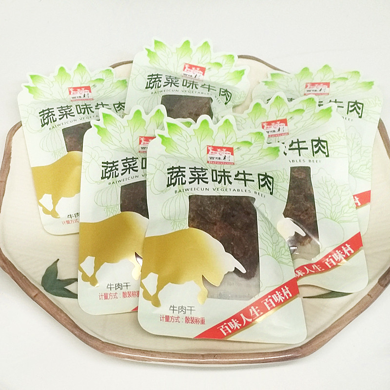 包邮 百味村零食系列 牛肉干 蔬菜味牛肉500克 独立装 可混搭在类目 零食/坚果/特产, 牛肉干/猪肉脯/卤味零食, 牛肉类中 - 来自Buy2taobao.com提供专业的淘宝代购服务