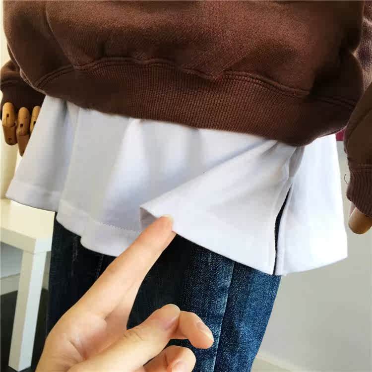 打底神器~搭配卫衣毛衣可以露白边的打底T恤小裙子叠穿内搭女包邮|ruв категории Женская одежда, юбка - от Buy2taobao.com для оказания профессиональной услуги покупки агента Taobao