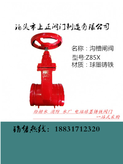 沟槽闸阀Z85X沟槽暗杆软密封闸阀消防卡箍弹性座封闸阀DN100150在类目 五金/工具, 机械五金, 阀门, 闸阀中 - 来自Buy2taobao.com提供专业的淘宝代购服务