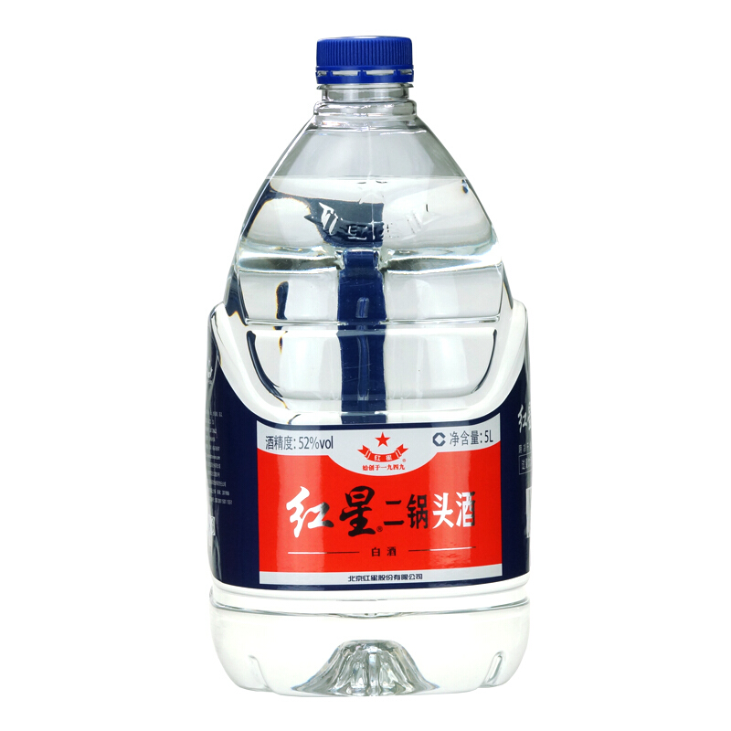北京红星二锅头52度5L大容量桶装白酒清香型白酒 单瓶装可泡药酒在类目 酒类, 国产白酒中 - 来自Buy2taobao.com提供专业的淘宝代购服务