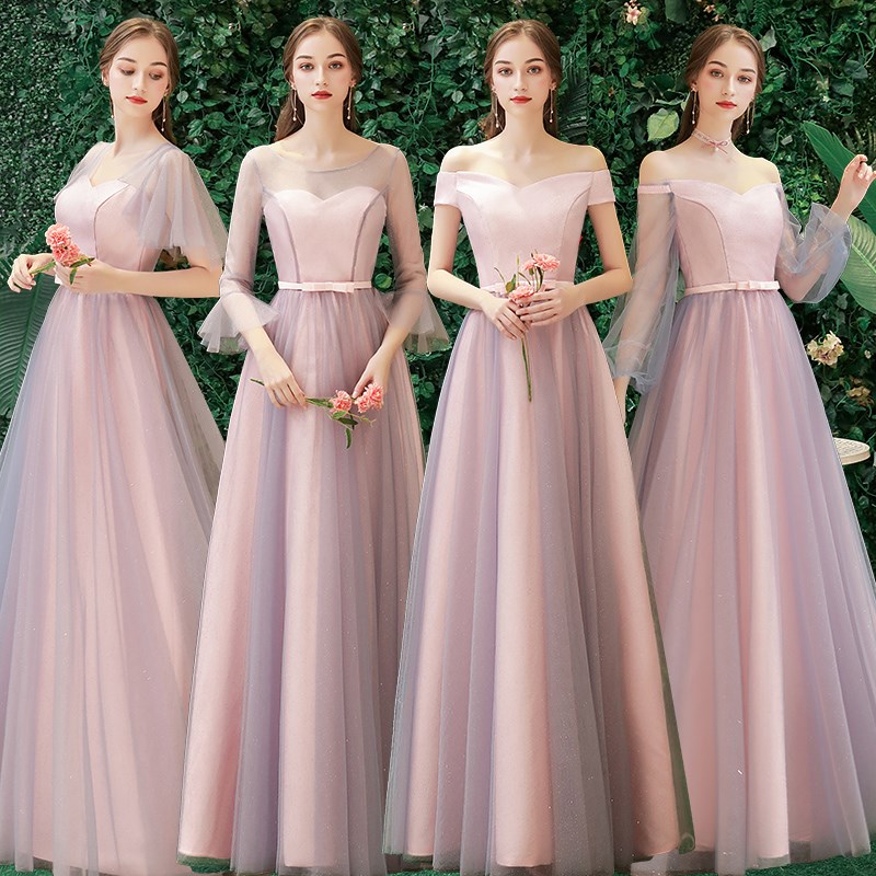 Pink Bridesmaid Dresses have more cash than can be accounted for 2019 new pattern temperament Bridesmaid Sister skirt Girlfriends loaded graduation full dressin the Women's clothing/Boutique , Wedding/Cheongsam/Formal dress , Formal dress/Evening category - from Buy2taobao.com to provide professional Taobao agent buy service