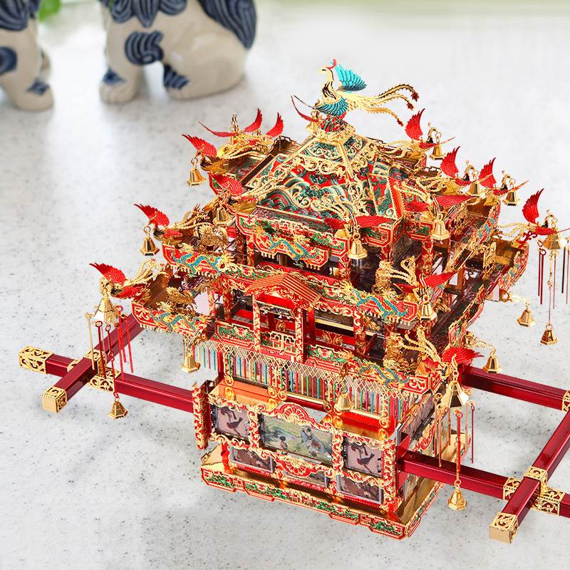 Cool sedan chair 3D three-dimensional Jigsaw puzzle Metal Assemble Model phoenix coronet diy manual Toys Difficult errin the Toy/Childs/Puzzle/Building block/Model , Beads/Jigsaw/Pair/Disassembly/Beat Toy , Jigsaw/Puzzle category - from Buy2taobao.com to provide professional Taobao agent buy service