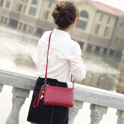 钱包女包单肩斜挎包手拿抓包有长肩带手腕休闲夏季小包夏季横款