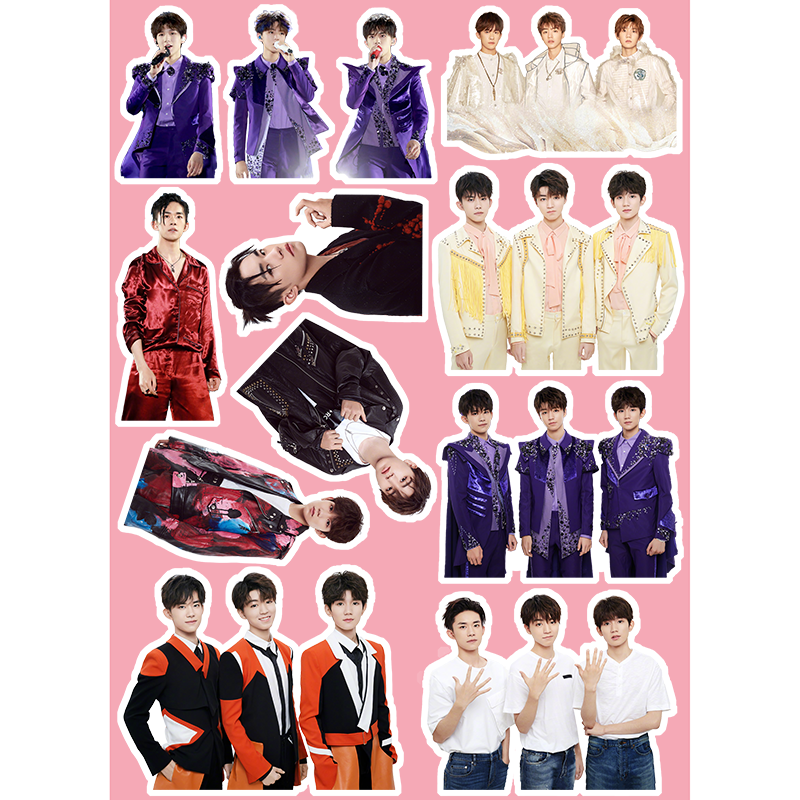 TFBOYS组合 易烊千玺 王俊凯 王源 五周年 行李箱防水贴纸|ruв категории Цифровые аксессуары, аксессуары для мобильных телефонов, аксессуары для мобильных телефонов, телефон наклейки - от Buy2taobao.com для оказания профессиональной услуги покупки агента Taobao