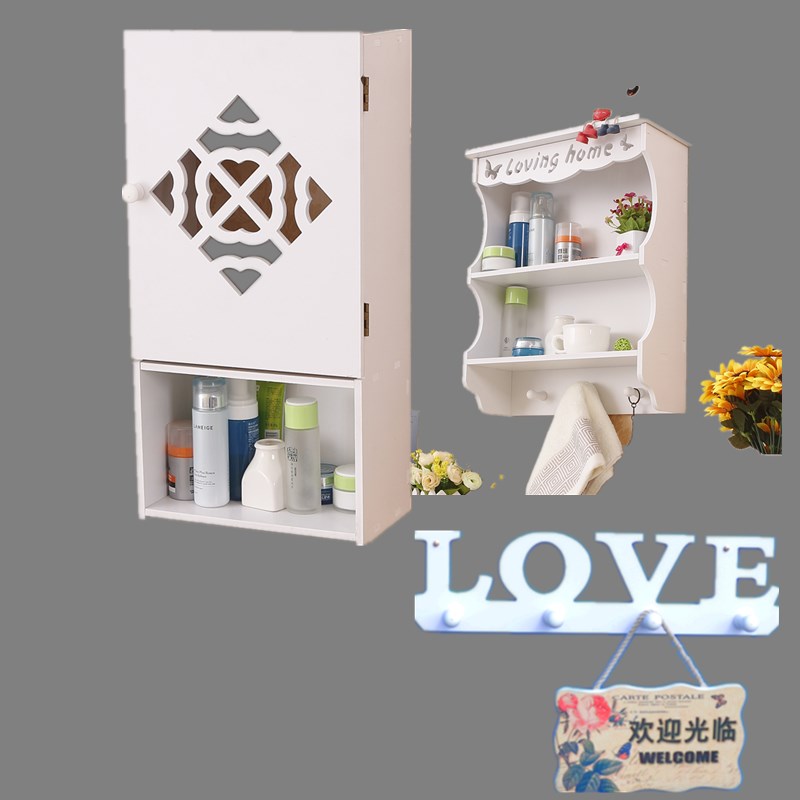 Shower Room Container handling Closet waterproof Lockers Wall Mount European style Restroom Bathroom cabinet 2 Bathroom Shelvesin the Residential furniture , Cabinet , Container handling/Closet category - from Buy2taobao.com to provide professional Taobao agent buy service