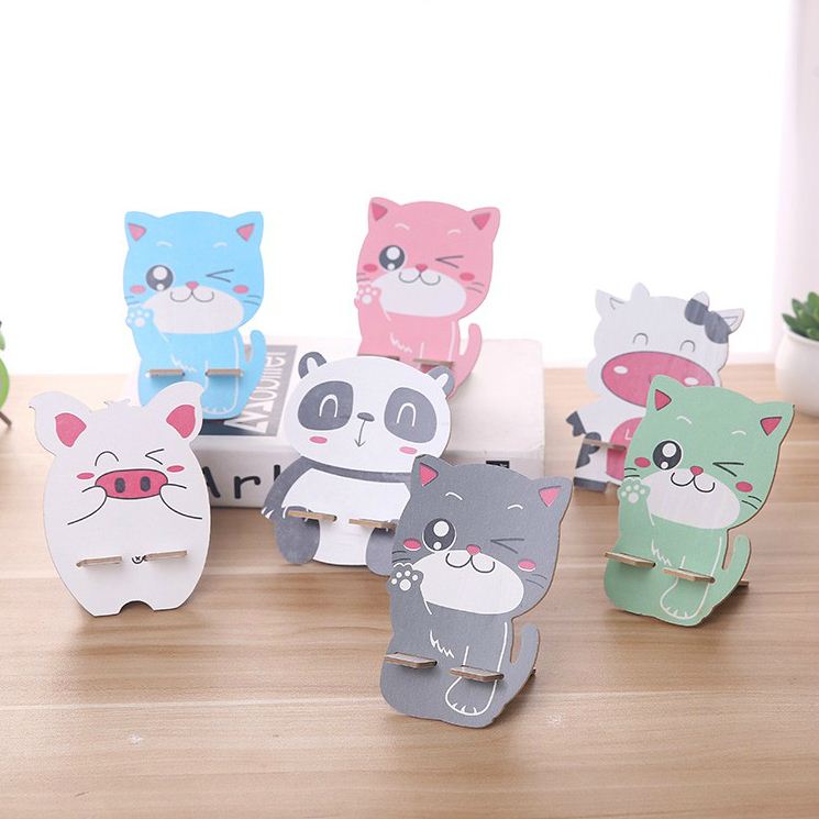 lovely Fiber woodiness Cartoon Mobile support Watch TV on the desktop ipad Flat base frame Folding mobile phone holderin the 3C Digital Accessories, Cell Phone Accessories , Phone holder/Mobile phone holder category - from Buy2taobao.com to provide professional Taobao agent buy service