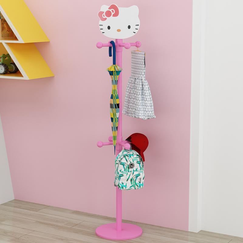 Coat rack children to ground Cartoon Clothes hanger lovely Simplicity modern rotate bedroom Child Children's Room Teenagersin the Storage consolidation , Wash clothing/Sun/Care Products , Landmark/Lift drying racks category - from Buy2taobao.com to provide professional Taobao agent buy service