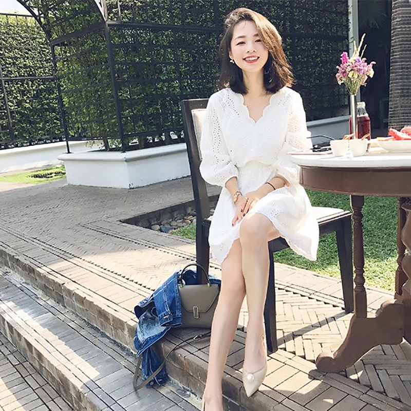 Nursing clothes go out summer Chao Ma go out Cotton and hemp V. lactation Dress spring and autumn nurse clothes lactation pure cottonin the Maternity/Maternal supplies/Nutrition , Tracksuit/Nursing equipment/Autumn clothes , Home skirts category - from Buy2taobao.com to provide professional Taobao agent buy service