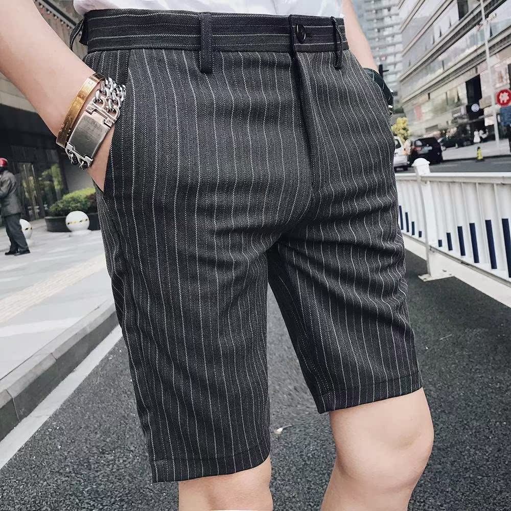 夏季男士西装短裤男五分裤潮流韩版修身裤子潮百搭帅气休闲小西裤|msdalam kategori Pakaian Lelaki, seluar santai - dari Buy2taobao.com untuk memberikan perkhidmatan ejen Taobao profesional membeli