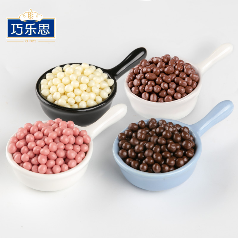 巧乐思脆脆珍珠烘焙原料黑白巧克力豆球蛋糕冰激凌西点装饰球200g|ruв категории закуски/орехи/специальность, шоколад, черный шоколад - от Buy2taobao.com для оказания профессиональной услуги покупки агента Taobao