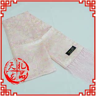  出国礼品 中国特色 商务礼品 云锦 围巾 礼盒 017