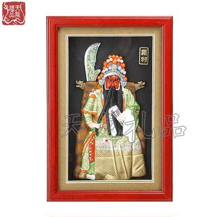 出国礼品 中国特色 戏曲人物脸谱 礼盒装 关羽2