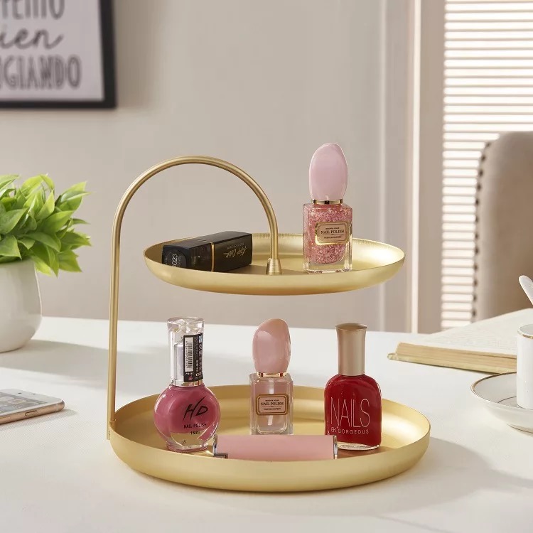 Nordic double-deck jewelry Shelf three layers Cosmetics storage box dresser Entrance Lipstick key Trayin the Storage consolidation , Home Storage appliances , Storage Rack , Jewelry rack category - from Buy2taobao.com to provide professional Taobao agent buy service