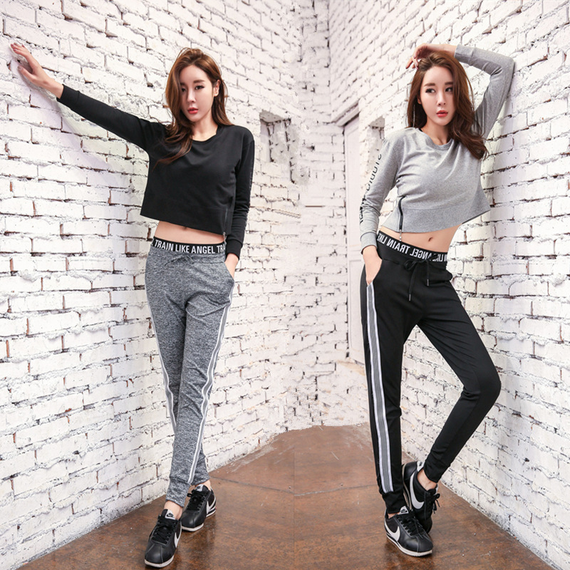 健身房运动套装女宽松显瘦户外跑步速干衣春季弹韩版瑜伽服三件套|msdalam kategori sukan/Yoga/kecergasan/bekalan peminat, Yoga, pakaian Yoga - dari Buy2taobao.com untuk memberikan perkhidmatan ejen Taobao profesional membeli