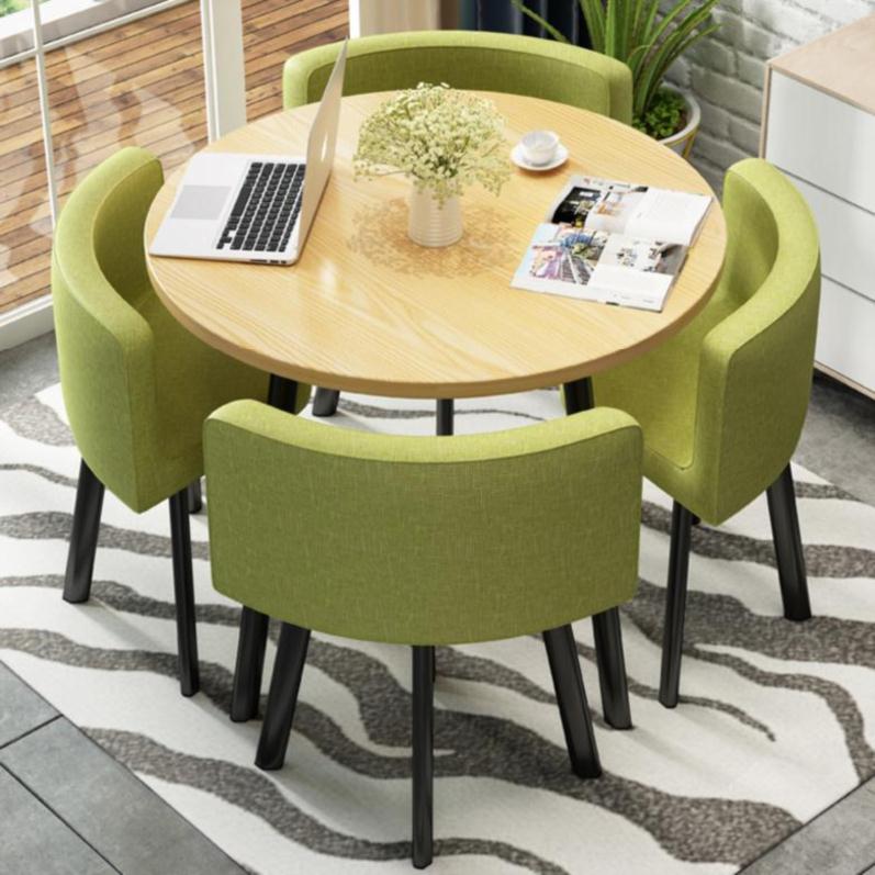 Rest Western Restaurant Negotiate business affairs Tables and chairs combination Small apartment household leisure time negotiating table Nordic modernin the Business/Office Furniture , Office Furniture , Desk , Conference table category - from Buy2taobao.com to provide professional Taobao agent buy service
