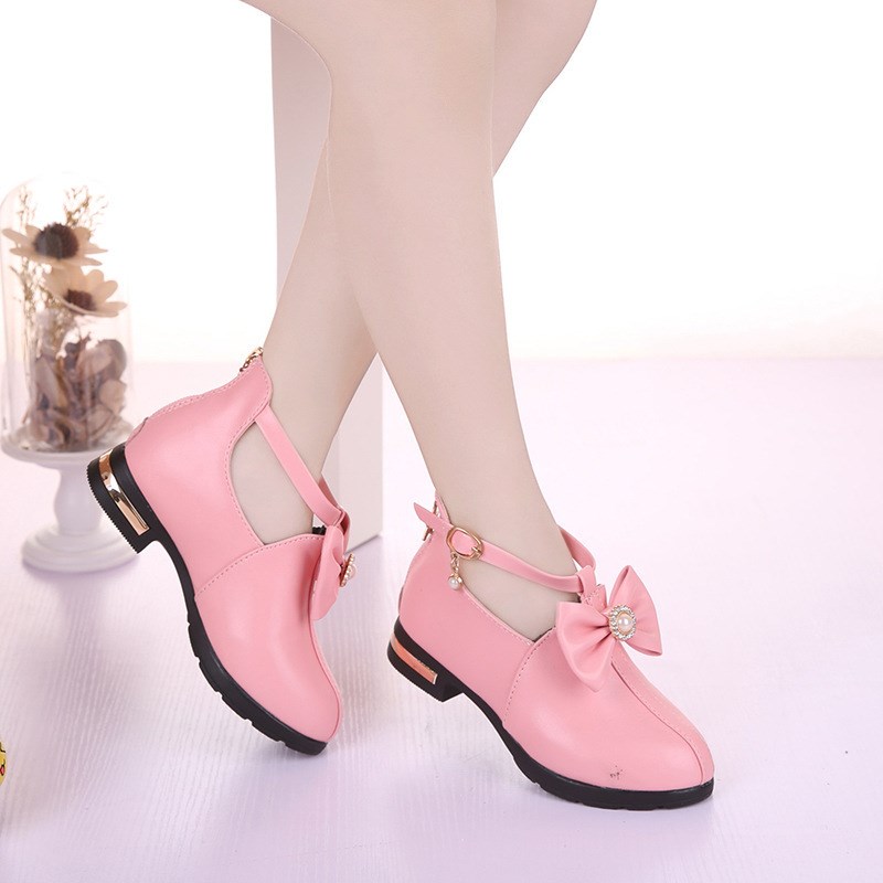 girl Red shoes spring and autumn children Single leather shoes High-heeled shoes Bootie CUHK student Princess shoes blackin the Shoes/Baby Shoes/Parent-child shoes , Leather shoes category - from Buy2taobao.com to provide professional Taobao agent buy service