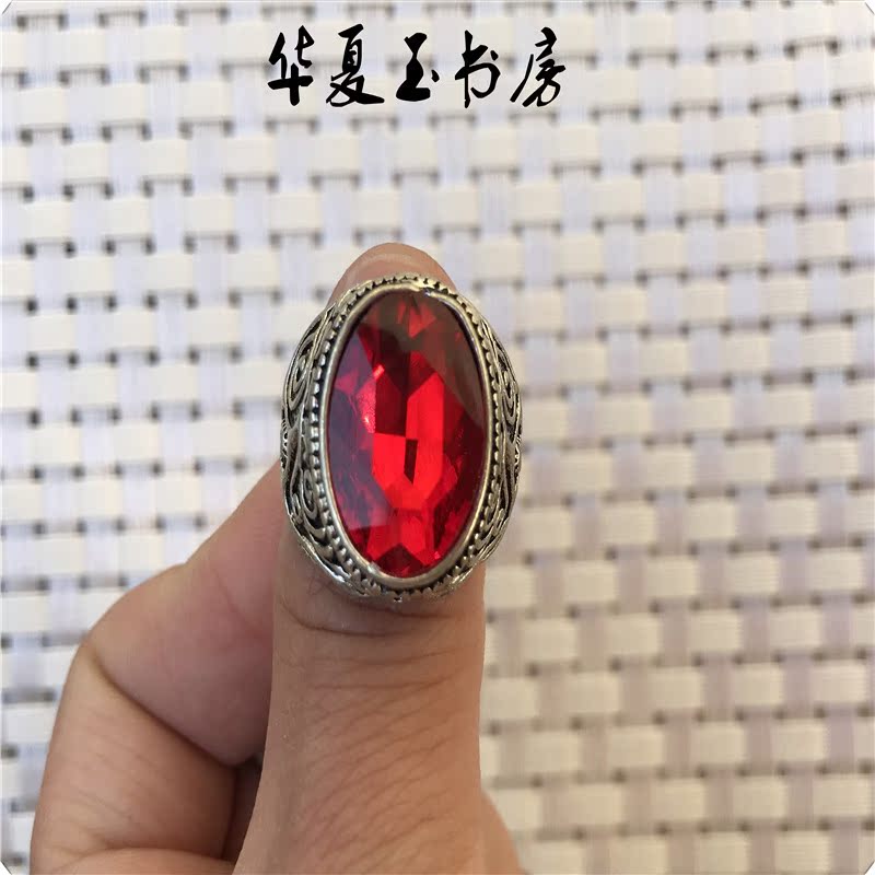 古玩古董汉仿古民族风手工镶玉时尚 男女款白铜仿银戒指扳指指环1|msdalam kategori Ciri-ciri kraftangan, Minoriti mempunyai kraf, ciri-ciri Miao, Miao perak - dari Buy2taobao.com untuk memberikan perkhidmatan ejen Taobao profesional membeli
