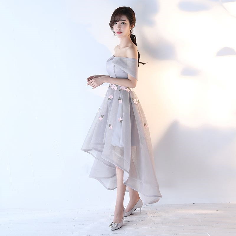 。晚礼服2018新款秋时尚优雅一字肩年会主持礼服女宴会显瘦前短后在类目 女装/女士精品, 婚纱/旗袍/礼服, 礼服/晚装中 - 来自Buy2taobao.com提供专业的淘宝代购服务