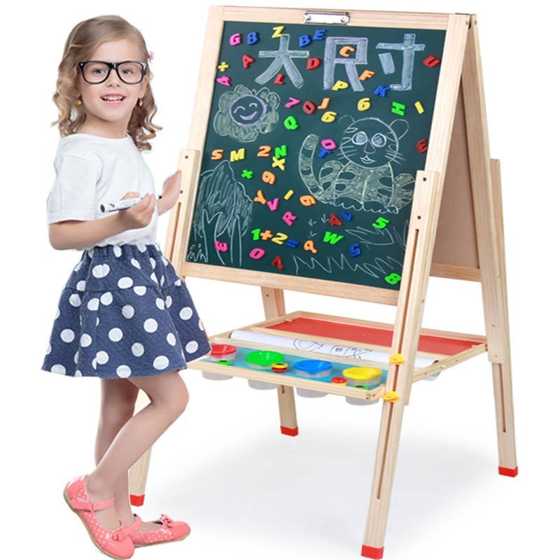 child Portable household Black and white board Two-sided children Drawing board magnetic WordPad Large Scaffolding Child babyin the Toy/Childs/Puzzle/Building block/Model , Painting Supplies , Sketchpad category - from Buy2taobao.com to provide professional Taobao agent buy service
