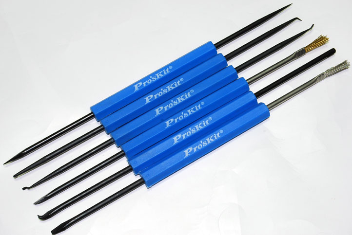 台湾宝工 DP-3616 焊接辅助工具组(6支/12用) 焊接助手刷叉锥刮钩|ruв категории оборудование/инструменты, ручной инструмент, инструменты электронной электрик, электронный сварка инструментом аксессуары - от Buy2taobao.com для оказания профессиональной услуги покупки агента Taobao