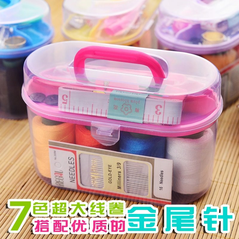 佳线缝学生整理箱放线针线盒套装家用大号多功能实惠小套装做衣服|msdalam kategori rumah Fabrik, Cross Alat Jahit dan Aksesori, alat stitch silang, Box - dari Buy2taobao.com untuk memberikan perkhidmatan ejen Taobao profesional membeli