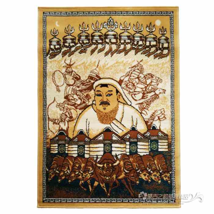 Mongolian characteristic Tapestries Blanket paintings Genghis Khan head portrait Tapestries Yurt ornamentin the Home Fabric , Tapestry/Tapestry category - from Buy2taobao.com to provide professional Taobao agent buy service
