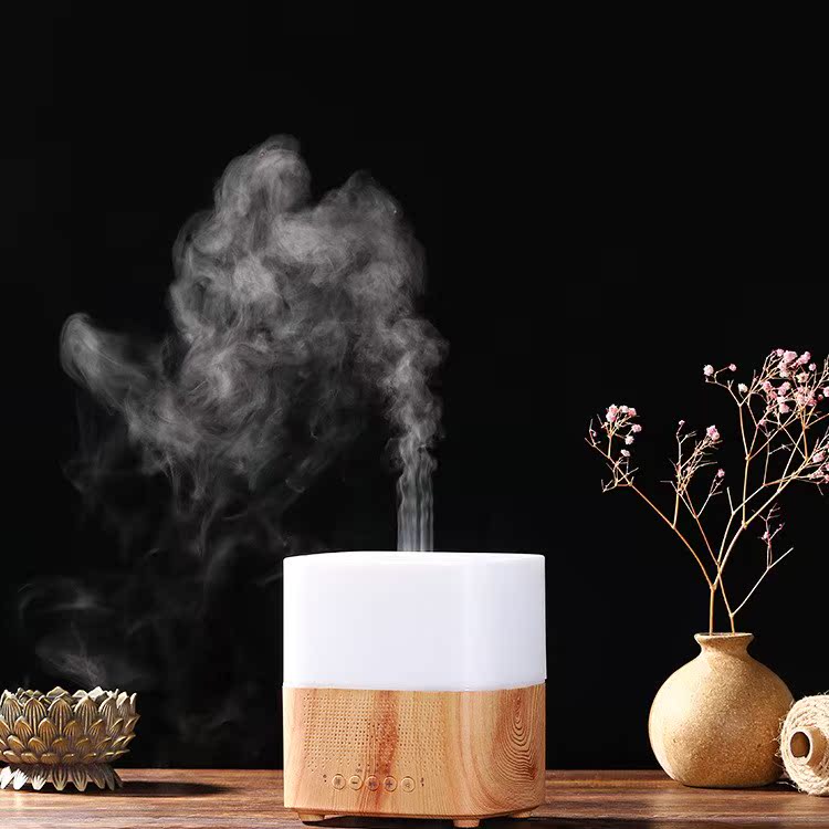 智能时钟蓝牙音响香薰机七彩超声波木纹加湿器大容量家用客厅卧室在类目 生活电器, 加湿器中 - 来自Buy2taobao.com提供专业的淘宝代购服务
