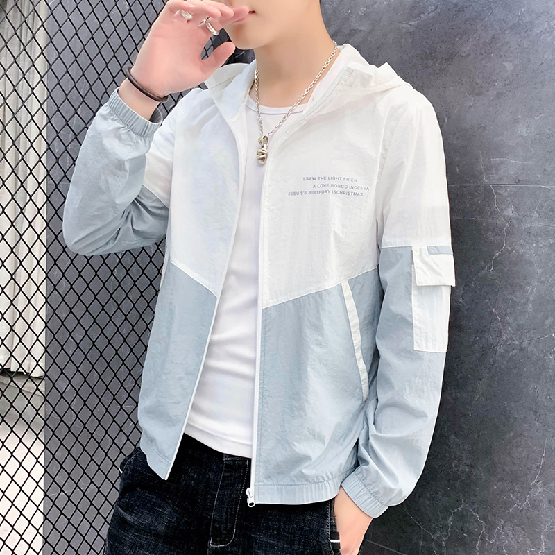 Sunscreen men and women Cardigan summer Skin clothing Thin section man Sunscreen coat outdoors Go fishing skin Windbreakerin the Men's clothing, Jacket category - from Buy2taobao.com to provide professional Taobao agent buy service