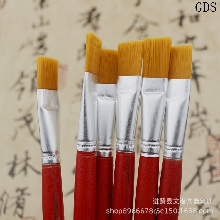 厂家儿童美术丙烯红杆尼龙毛油画笔 水粉笔工业用排笔 油漆工|ruв категории электронный словарь/электрический бумажных книг/канцелярские принадлежности, рисовальный прибор/живописи материалов/каллиграфия товаров, другие - от Buy2taobao.com для оказания профессиональной услуги покупки агента Taobao