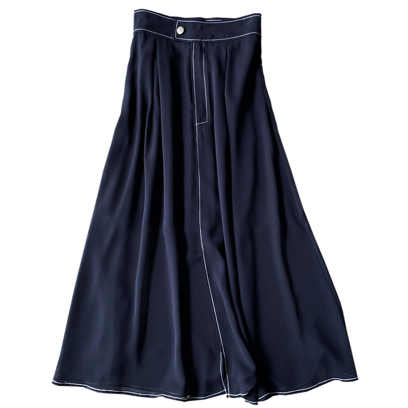 UMOOIE Customer-supplied Beaded yarn Navy Bottom Japanese decorate Light and elegant skirtin the Women's clothing/Boutique , Skirts category - from Buy2taobao.com to provide professional Taobao agent buy service