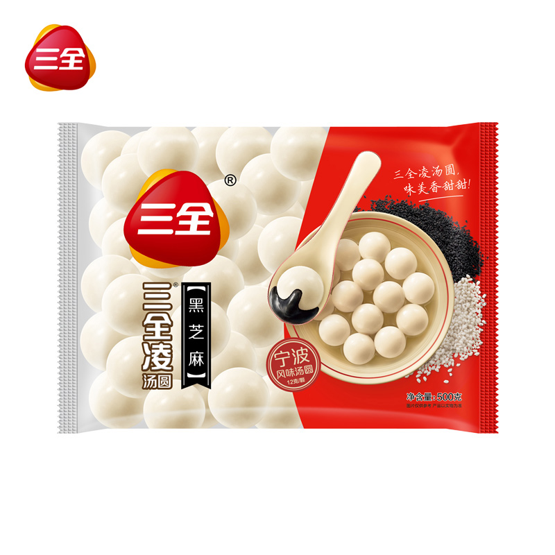 三全简装黑芝麻汤圆500g装宁波风味元宵甜点冷链配送约40颗在类目 粮油米面/南北干货/调味品, 方便速食, 汤圆中 - 来自Buy2taobao.com提供专业的淘宝代购服务