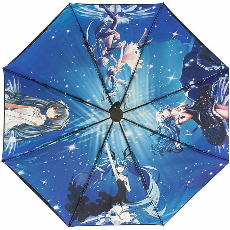 初音未来日本动漫周边晴雨伞黑胶双层防晒折叠男女两用自动伞包邮在类目 居家日用, 伞/雨具/防雨/防潮, 伞中 - 来自Buy2taobao.com提供专业的淘宝代购服务