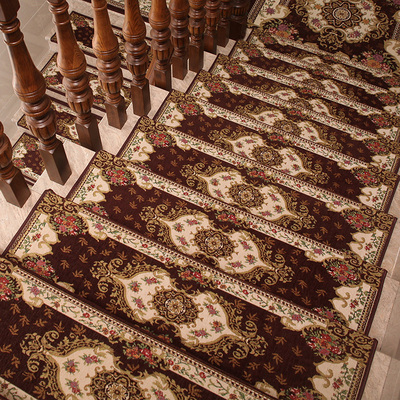 楼梯踏步垫家用实木防滑楼梯地毯自粘免胶楼梯垫满铺定制踏步垫