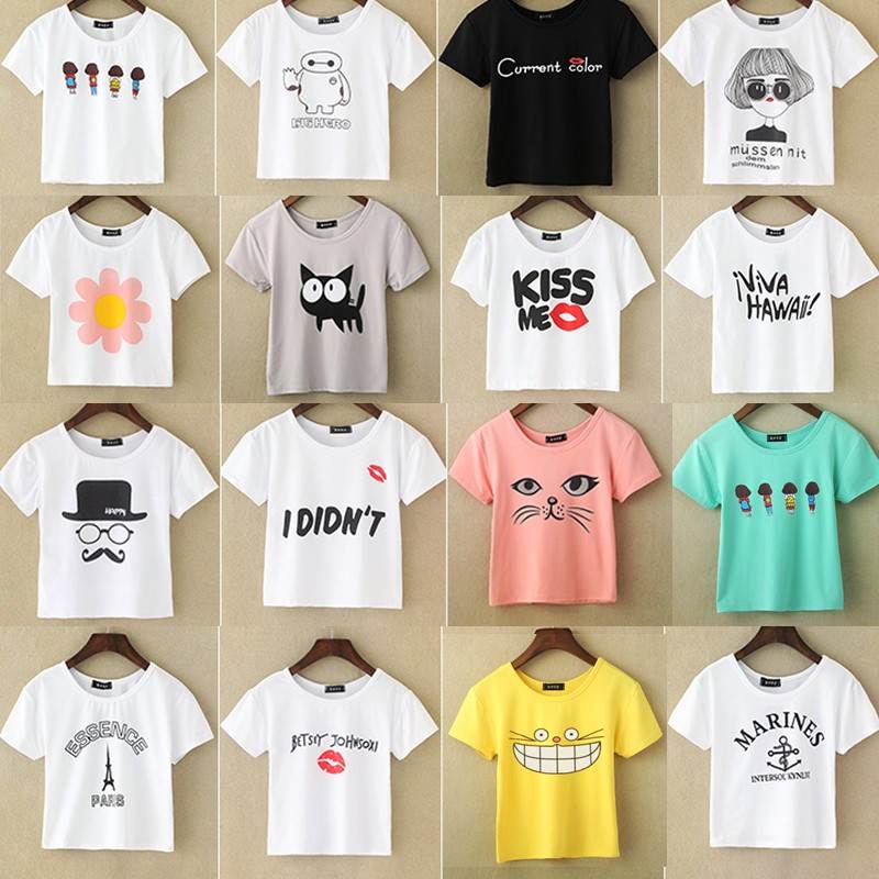 10初高中小学生短款短袖t恤少女孩11大童12上衣服13-15-16-18岁。|msdalam kategori Butik wanita / wanita, baju-T - dari Buy2taobao.com untuk memberikan perkhidmatan ejen Taobao profesional membeli