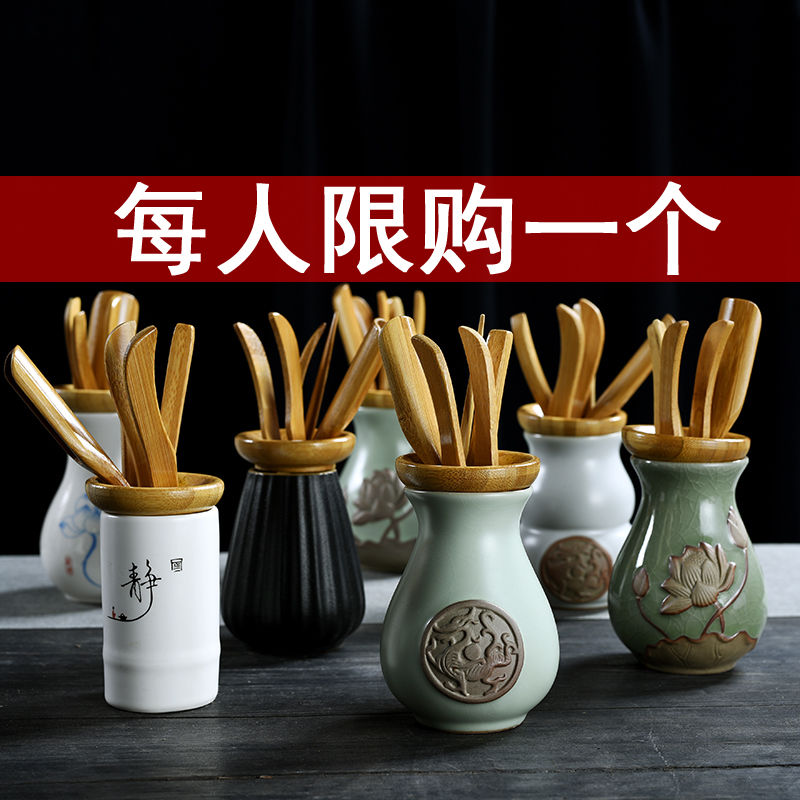 茶道六君子黑檀木茶夹茶叶夹子镊子茶艺组合零配套装功夫茶具配件|ruв категории посуда, чайный сервиз, чайный поднос - от Buy2taobao.com для оказания профессиональной услуги покупки агента Taobao