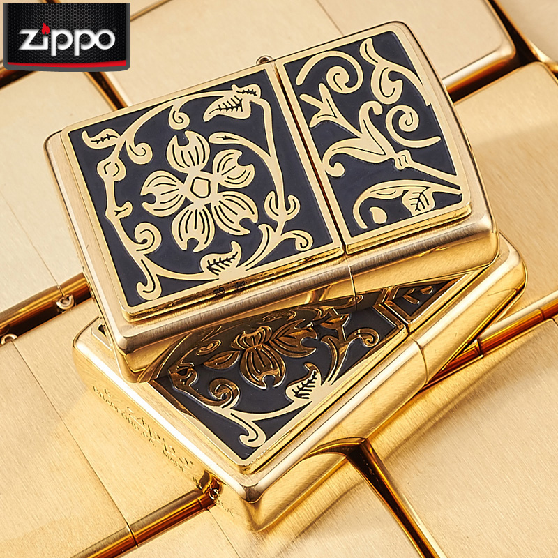 high-grade customized Windbreak Original man moral originality Black gold Rich flowers Super good 20903 lighter Genuinein the ZIPPO/Swiss Army Knife/Glasses , Brand lighters and accessories , ZIPPO/Zippo category - from Buy2taobao.com to provide professional Taobao agent buy service