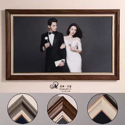 美式婚纱照大相框挂墙韩式简约影楼结婚照放大全家福儿童36 48寸在类目 家居饰品, 相框/画框中 - 来自Buy2taobao.com提供专业的淘宝代购服务