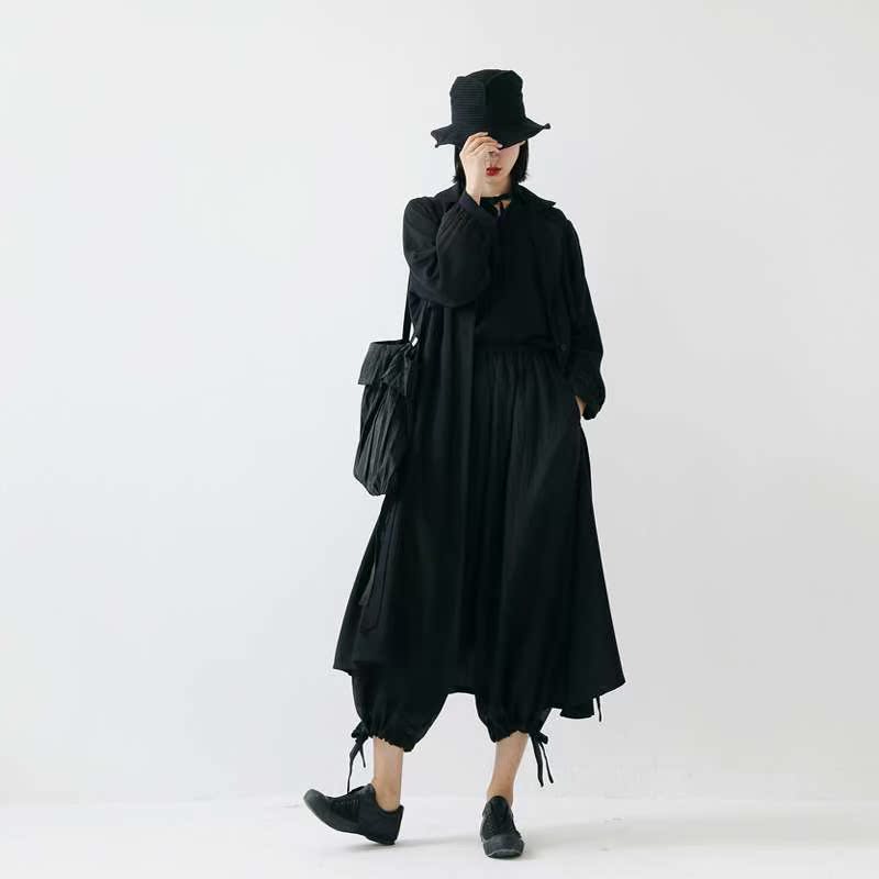 NK4077/雙層肌理可收腳黑色休閑褲女寬松燈籠褲女褲在類目 女裝/女士精品, 褲子, 休閒褲中 - 來自Buy2taobao.com提供專業的淘寶代購服務
