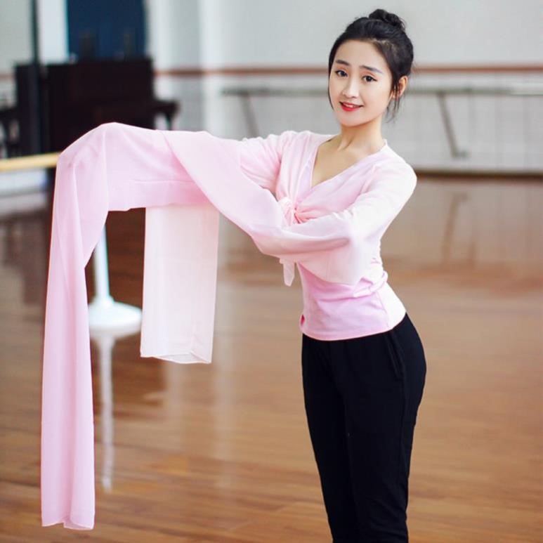 雪纺上衣超长飘逸水袖藏族轻纱白色手臂练功演出成人古装女童舞蹈|ruв категории Женская одежда, костюм/национальная одежда/театр костюм, национальная одежда/этап погрузки - от Buy2taobao.com для оказания профессиональной услуги покупки агента Taobao