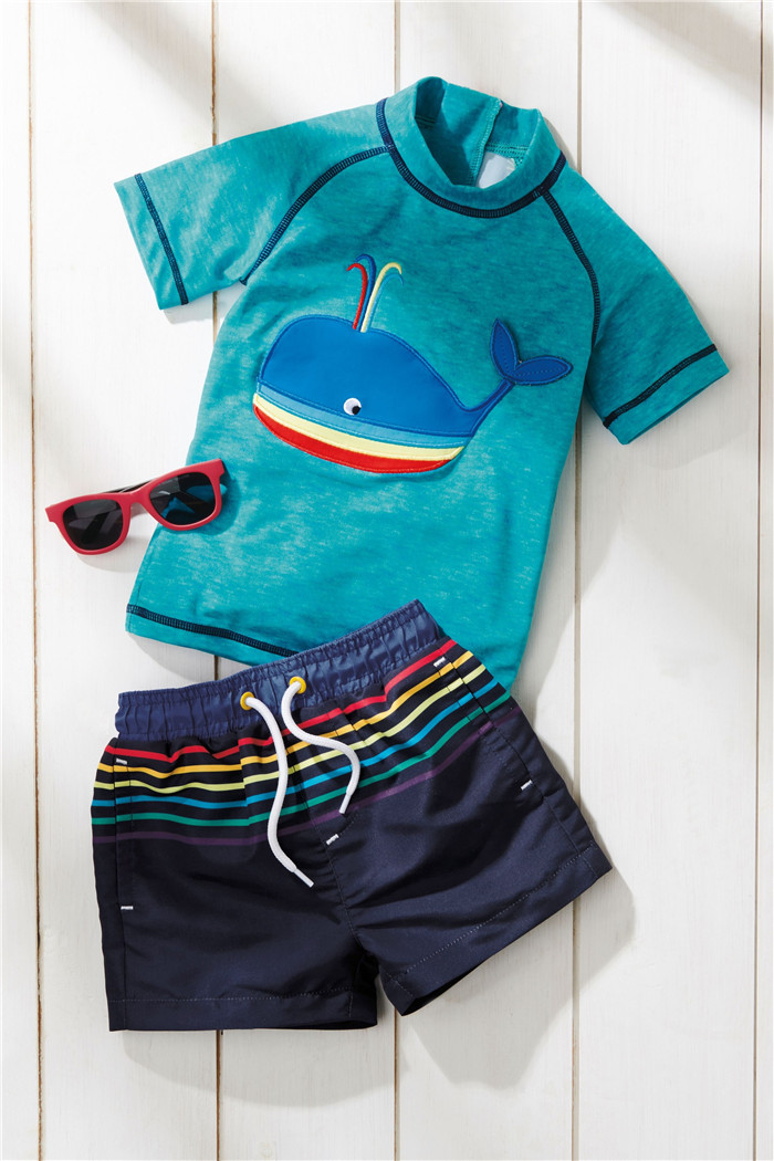 19 In new authentic NEXT Boy pupil whale Lake blue Short sleeved Swimsuit Fission suitin the Children/Baby/Family fitted , Children's swimwear , Swimsuit pants category - from Buy2taobao.com to provide professional Taobao agent buy service