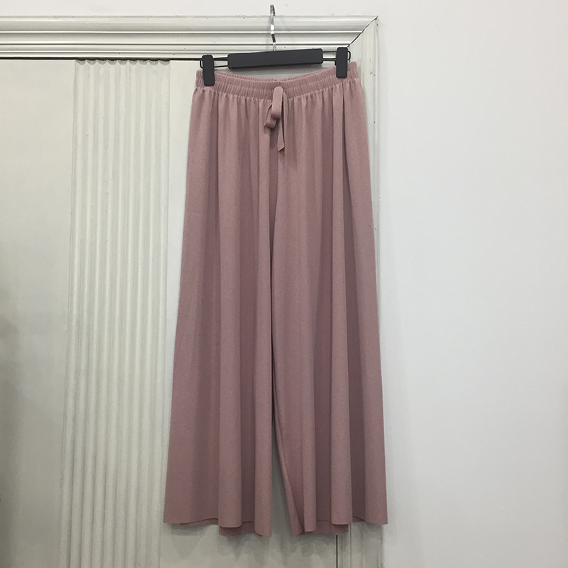 2019 Spring new pattern Ladies Flax Wide leg pants Easy designin the Women's clothing/Boutique , Pants , Casual pants category - from Buy2taobao.com to provide professional Taobao agent buy service