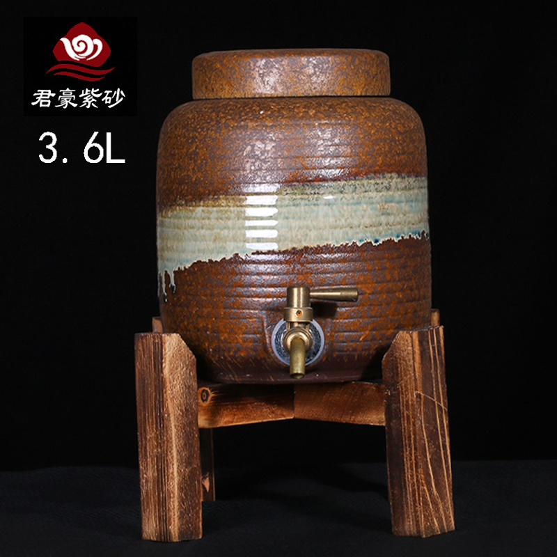 紫砂酒坛 带龙头 台式小酒罐紫砂水缸自助茶水缸 日式酒坛 送木架在类目 餐饮具, 酒壶/酒杯/酒具, 家用酒壶中 - 来自Buy2taobao.com提供专业的淘宝代购服务