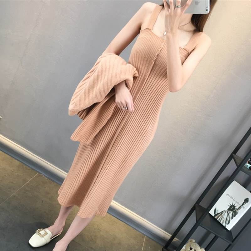 套装范女神裙两件套针织连衣裙秋冬季新款女中长款毛衣裙过膝在类目 女装/女士精品, 毛衣中 - 来自Buy2taobao.com提供专业的淘宝代购服务