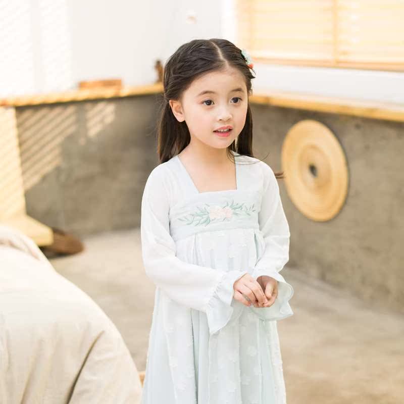 Hanfu girl Retro Chinese style Children's clothing Improvement Hanfu children Tang costume girl Dress Ellain the Children/Baby/Family fitted , Children's Robes/Costume/National costume , Costume category - from Buy2taobao.com to provide professional Taobao agent buy service