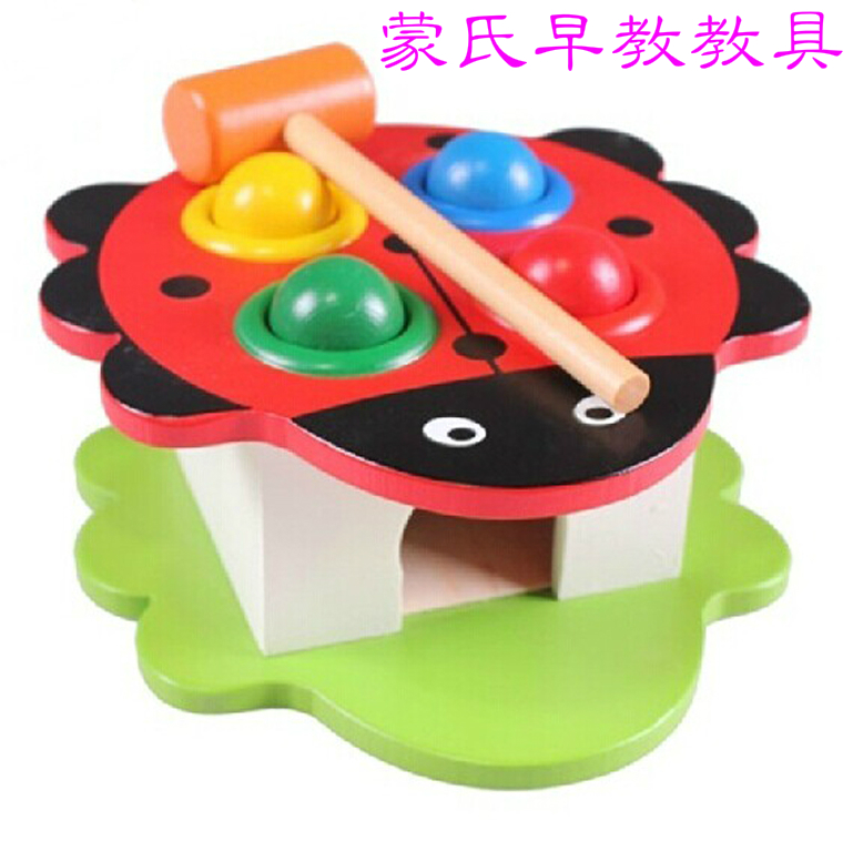Montessori Early education Teaching aids Piling Room Beat baby Knock tables Tap children Knock Toysin the Toy/Childs/Puzzle/Building block/Model , Beads/Jigsaw/Pair/Disassembly/Beat Toy , Beat Taiwan/Other toys beat category - from Buy2taobao.com to provide professional Taobao agent buy service