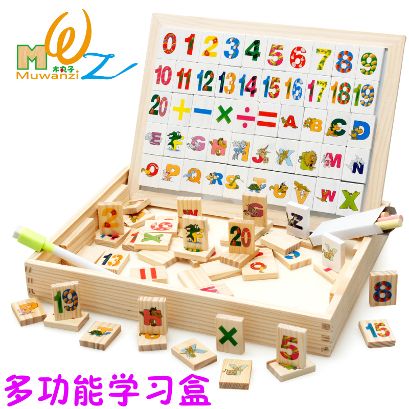 多米诺数字学习盒写字板 儿童磁性画板宝宝黑板早教教具智力玩具|msdalam kategori Toy/bayi/teka-teki/blok bangunan/model, bekalan lukisan, Sketchpad - dari Buy2taobao.com untuk memberikan perkhidmatan ejen Taobao profesional membeli
