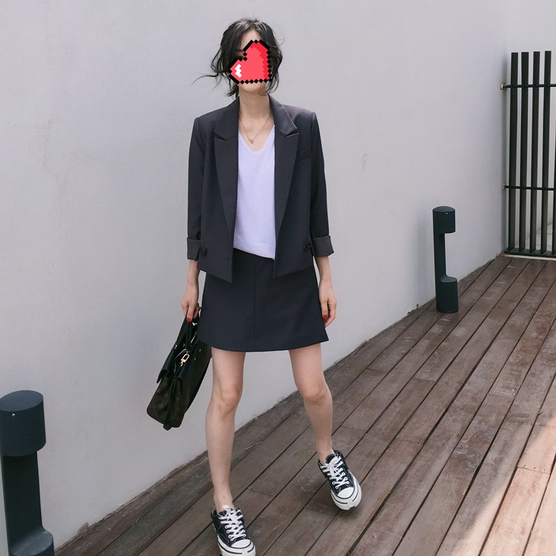 LS~版型chao赞!品牌余料~气质款西装上衣半裙套装 三色|ruв категории Женская одежда, костюм/студенты школьную форму/обмундирования, профессионального женский костюм - от Buy2taobao.com для оказания профессиональной услуги покупки агента Taobao