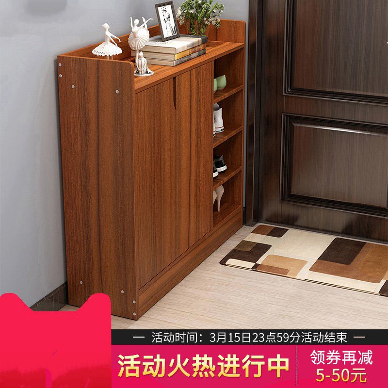 推拉门鞋柜 大容量 家用鞋柜简约现代经济型家用多功能超薄鞋柜简|msdalam kategori perabot kediaman, kabinet, kotak kasut - dari Buy2taobao.com untuk memberikan perkhidmatan ejen Taobao profesional membeli