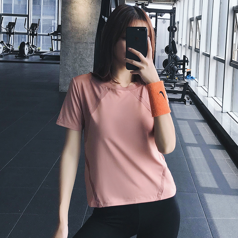 運動上衣女夏季跑步薄款健身短袖T恤速幹衣網紅瑜伽服半袖緊身衣在類目 運動服/休閒服裝, 運動T恤中 - 來自Buy2taobao.com提供專業的淘寶代購服務
